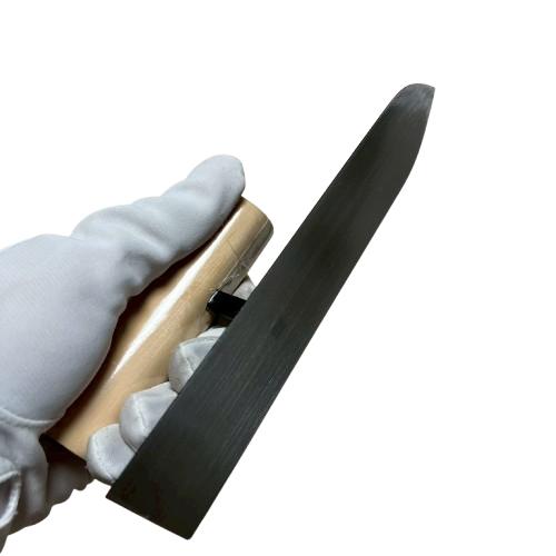 カネミツ スーパー仕上鏝 180mm 油焼 ブラック テフロン加工 左官鏝