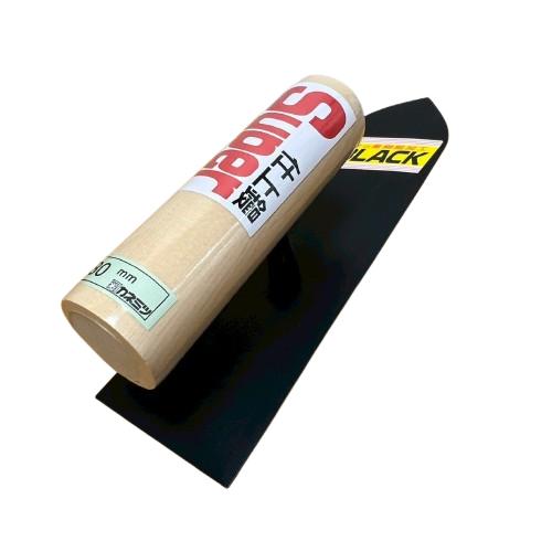 カネミツ スーパー仕上鏝 180mm 油焼 ブラック テフロン加工 左官鏝
