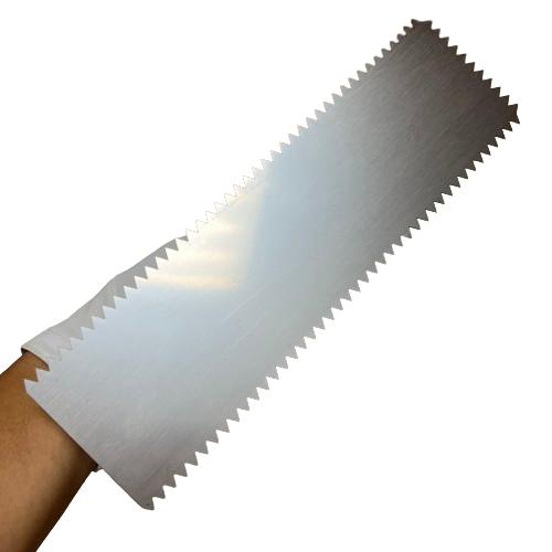 珪藻土用コテ パターン鏝 ぎざぎざ君 パターン3号 ステンレス 珪藻土用コテ パターン鏝 ぎざぎざ君 パターン3号 ステンレス