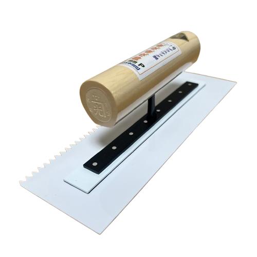 カネミツ 珪藻土用コテ パターン鏝 ぎざぎざ君 パターン7号