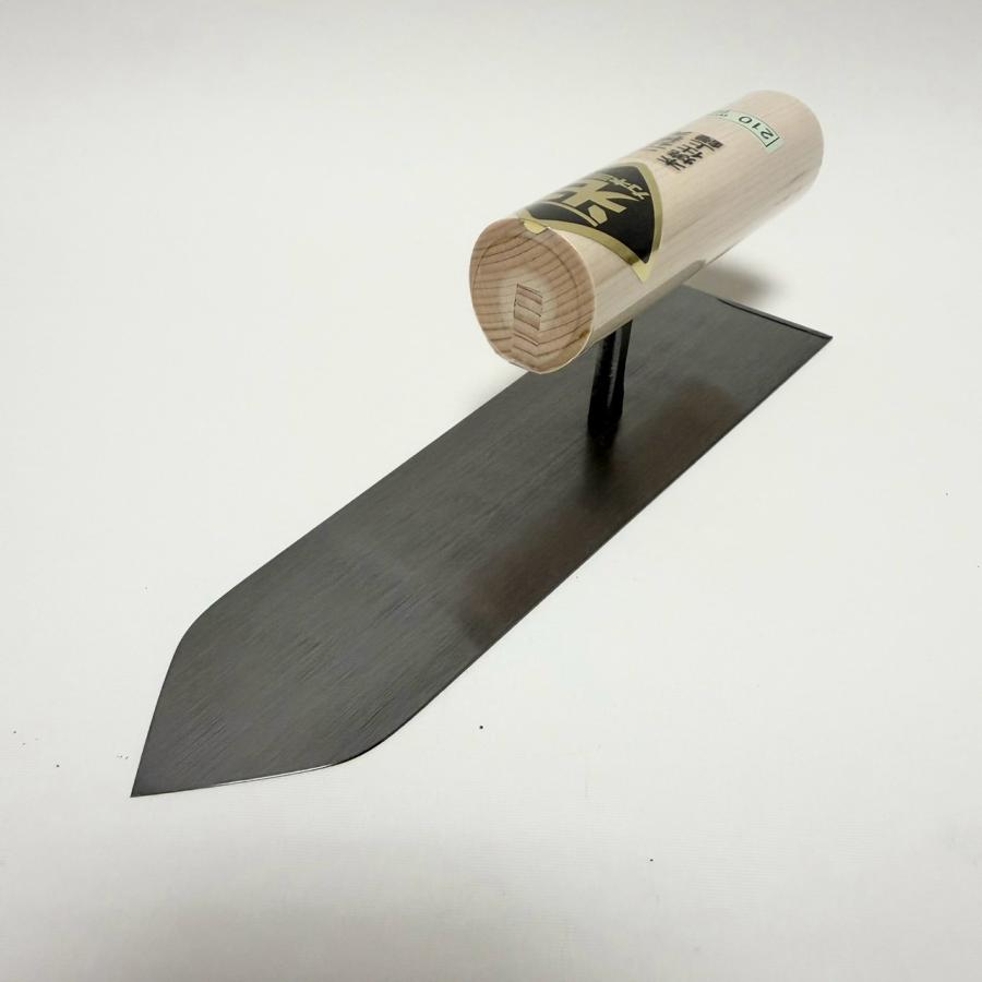 カネミツ 二分押え鏝 210mm 本焼 仕上鏝 左官鏝 : 今戸屋建材ヤフー店