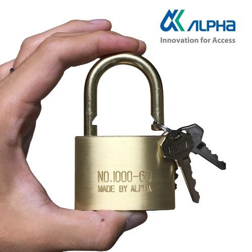 南京錠 同一キー アルファ 1000-60 キーナンバー60 : 今戸屋建材ヤフー
