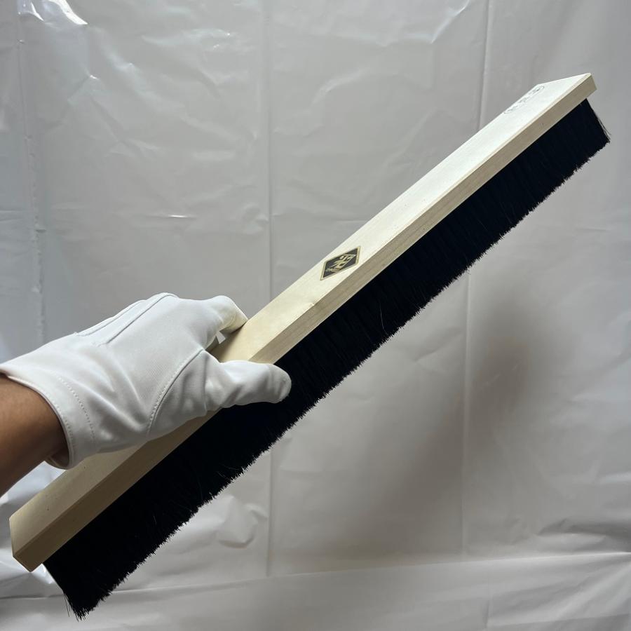 カネミツ モルタル刷毛 黒毛植込 540mm 3丁掛 モルタル ハケ 左官コテ