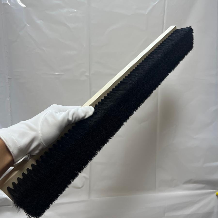 カネミツ モルタル刷毛 黒毛植込 540mm 3丁掛 モルタル ハケ 左官コテ