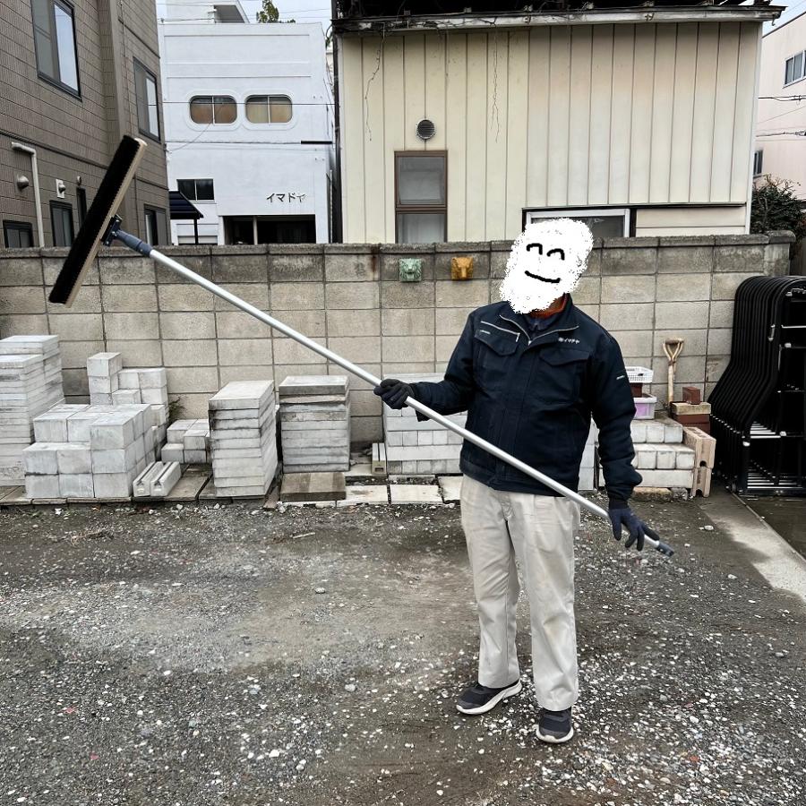 土間ブラシ 刷毛 540mm 2m〜3.5m ハケ引きすぐる君I 1 伸縮柄 3 土間ブラシ 刷毛 540mm 2m〜3.5m ハケ引きすぐる君I 1 伸縮柄 3