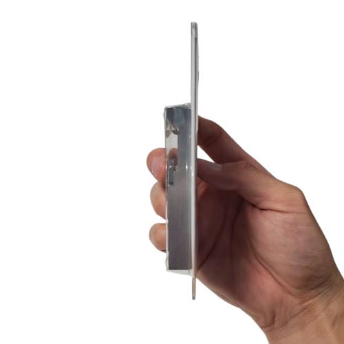 シンワ 曲尺用ストッパー 金属製 厚手広巾用 12484 厚2mm×巾20mm : 今