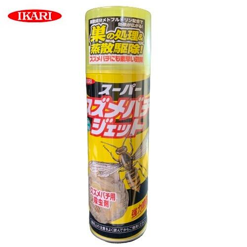 イカリ消毒 スーパースズメバチジェット ハチ駆除 屋外専用 480ml｜imadoyaonabeta