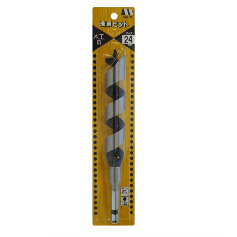 STAR-M（スターエム） 兼用ビット 24mm 木工用 6-240 : 今戸屋建材