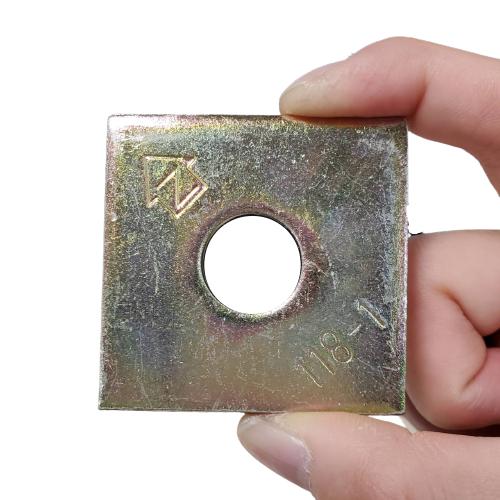 Z角座金 6.0×54×54 鉄 100枚入 クロームメッキ 座金 : 今戸屋建材