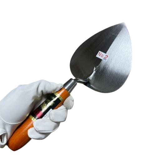 カネミツ レンガ鏝 光龍 No.2 鏝長154mm 鏝幅138mm 左官鏝 ブロック鏝