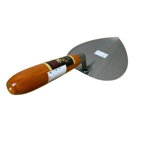カネミツ レンガ鏝 光龍 No.2 鏝長154mm 鏝幅138mm 左官鏝 ブロック鏝