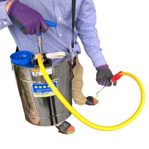 ステンレス 肩掛噴霧器 半自動型 9L型 A9-S 安田工業 : 今戸屋建材