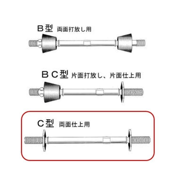 丸セパレーター C型 8mm×200mm 1箱100本入 2.5分 2分5厘 W5/16 両面  