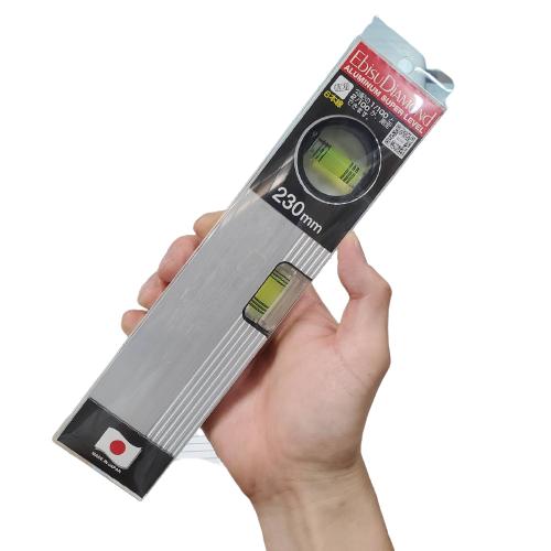 EBISU（エビス） ベーシックレベル 水平器 シルバー 230mm ED-23N : 今