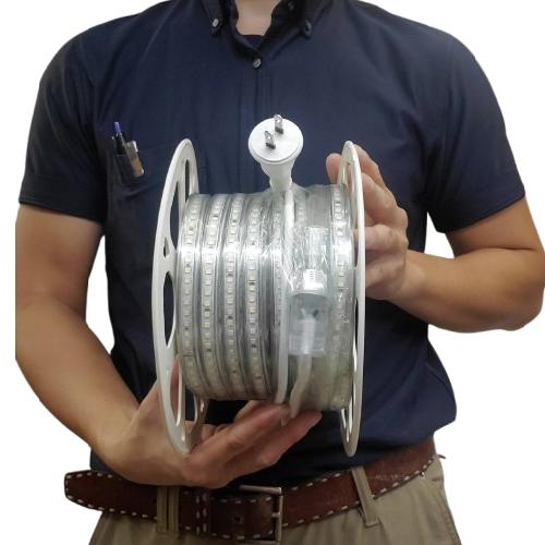 LEDロープライト 片面発光 10m 昼白色 6000k 1000Lm 電源付 FRL-W10M