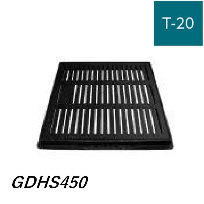 伊藤鉄工 IGS 鋳鉄製格子蓋 GDHS-450 T-20 中・重耐型 受枠付き 細目