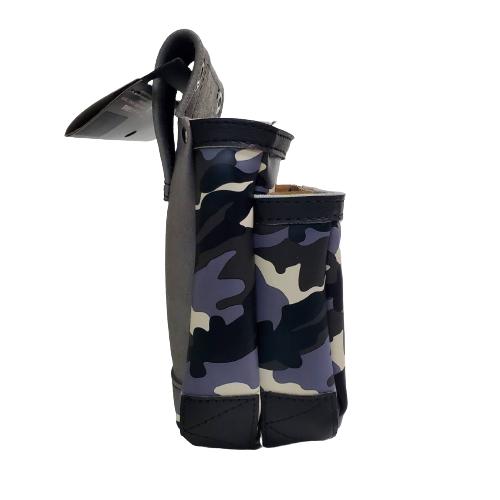 ほろほろさん専用 ふくろ倶楽部 伝説 ビス用シーター 迷彩腰袋 HB-246CM 二段 本革