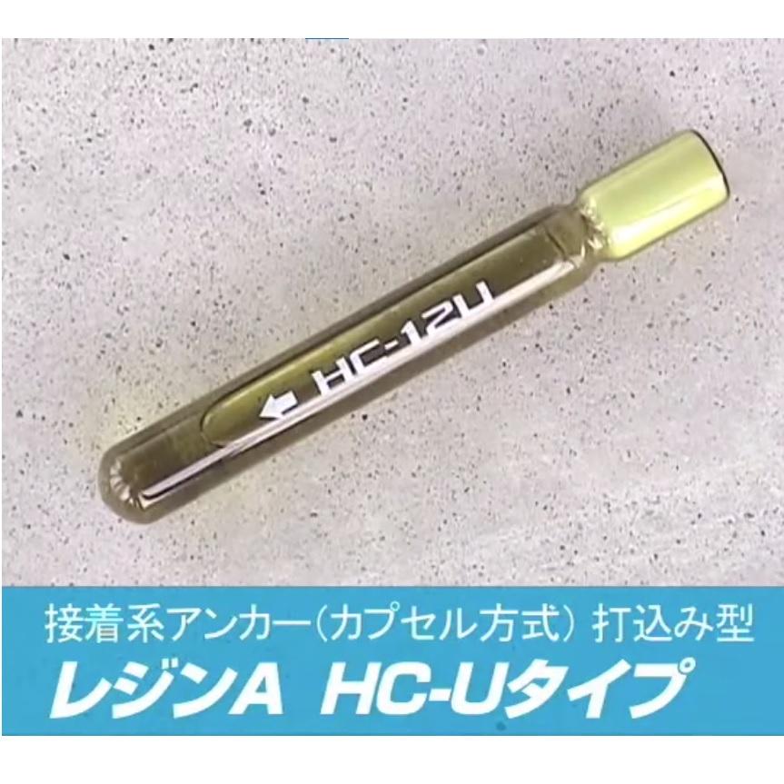 ユニカ レジンエース たたき込み式 HC- 10U タタキコミシキ ユニカ レジンエース 接着系アンカー HC-10U 打込み型 10本 アンカー