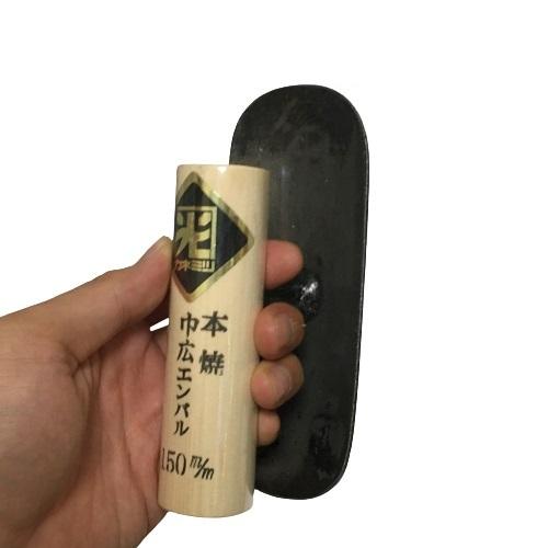 カネミツ エンバル鏝 巾広 150mm 本焼 役物コテ 左官コテ 幅広 : 今 