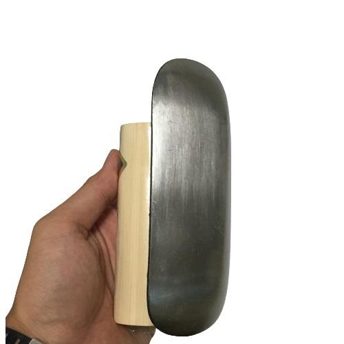 カネミツ エンバル鏝 巾広 150mm 本焼 役物コテ 左官コテ 幅広 : 今 