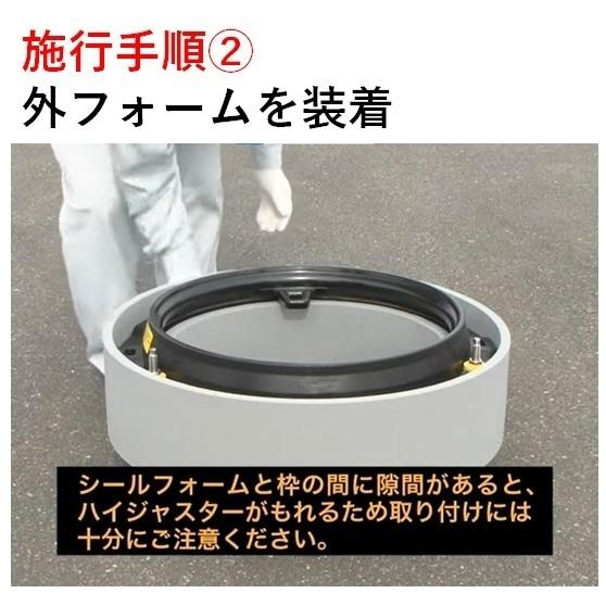 ハイジャスター 施工用備品 Φ330用 型枠 カタワク9ガタ 下水用 日之出