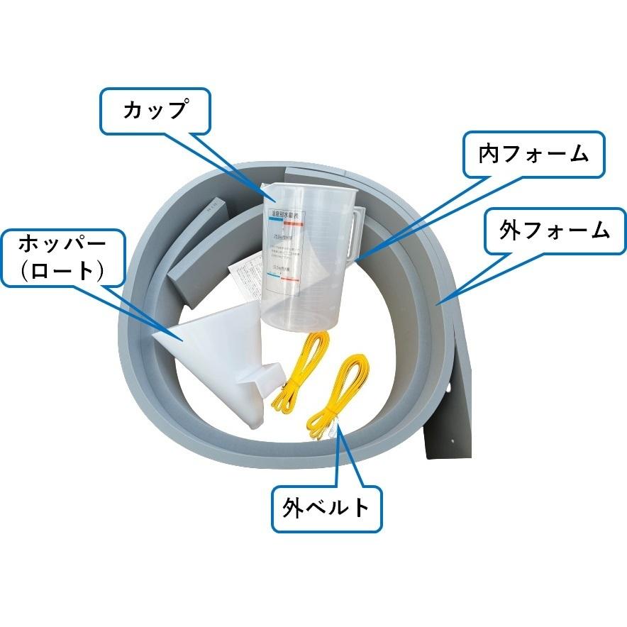 ハイジャスター 施工用備品 Φ900用 型枠 カタワク8ガタ 下水用 日之出