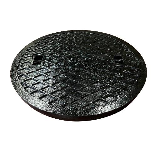 鉄蓋 フタ直径405mm T-4小型トラック耐荷重 エバタマスコンクリート製