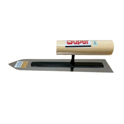 カネミツ スーパー仕上鏝 240mm 0.5mm厚 ステンレス 仕上鏝 左官鏝