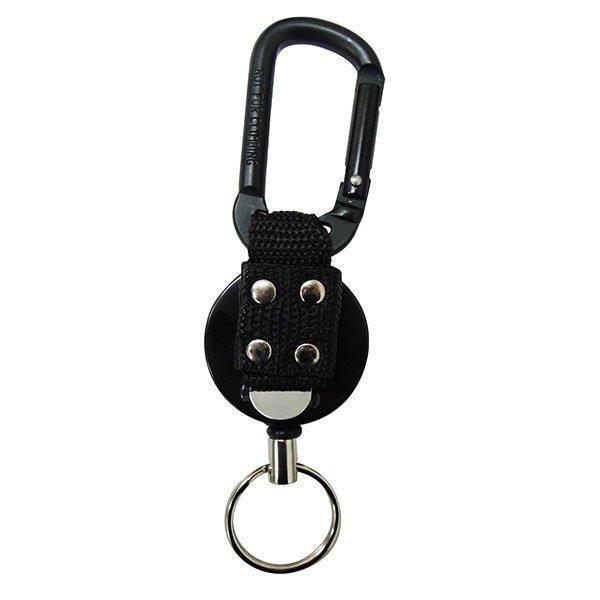 冒険倶楽部 キーバックリール 太PE 120cm カラビナ付 KR-04 中村製作所