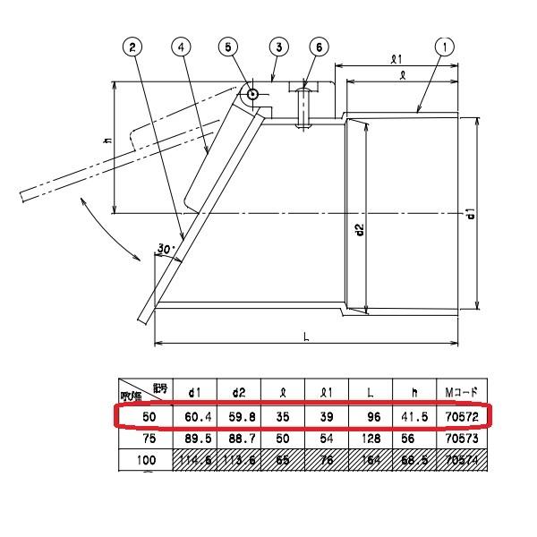 防臭弁 LBF50 排水特殊継手 防臭逆止弁 逆流防止弁 塩ビ管 : 今 防臭弁 LBF50 排水特殊継手 防臭逆止弁 逆流防止弁 塩ビ管 : 今