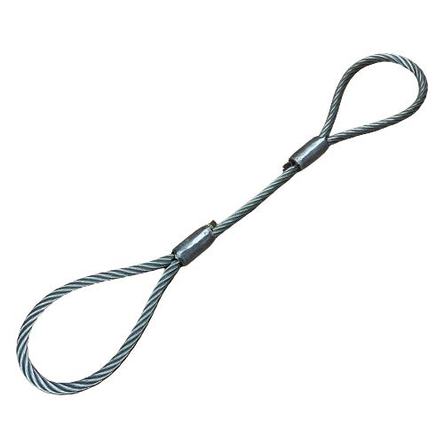 玉掛けワイヤー 12mm×650mm 玉大200mm 安全規則適合品 0.65m 特注