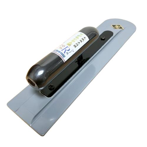 カネミツ マグネシウム鏝R 370mm 先丸型 左官コテ 土間 仕上げ アール