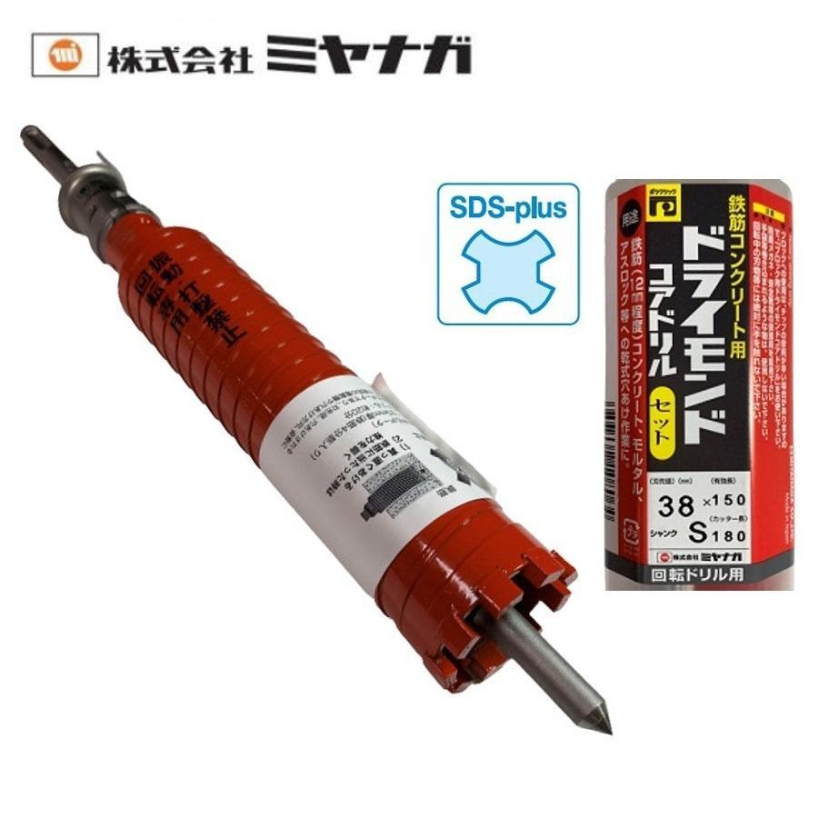 ミヤナガ（MIYANAGA） ドライモンドコアドリルセット ポリクリック SDS