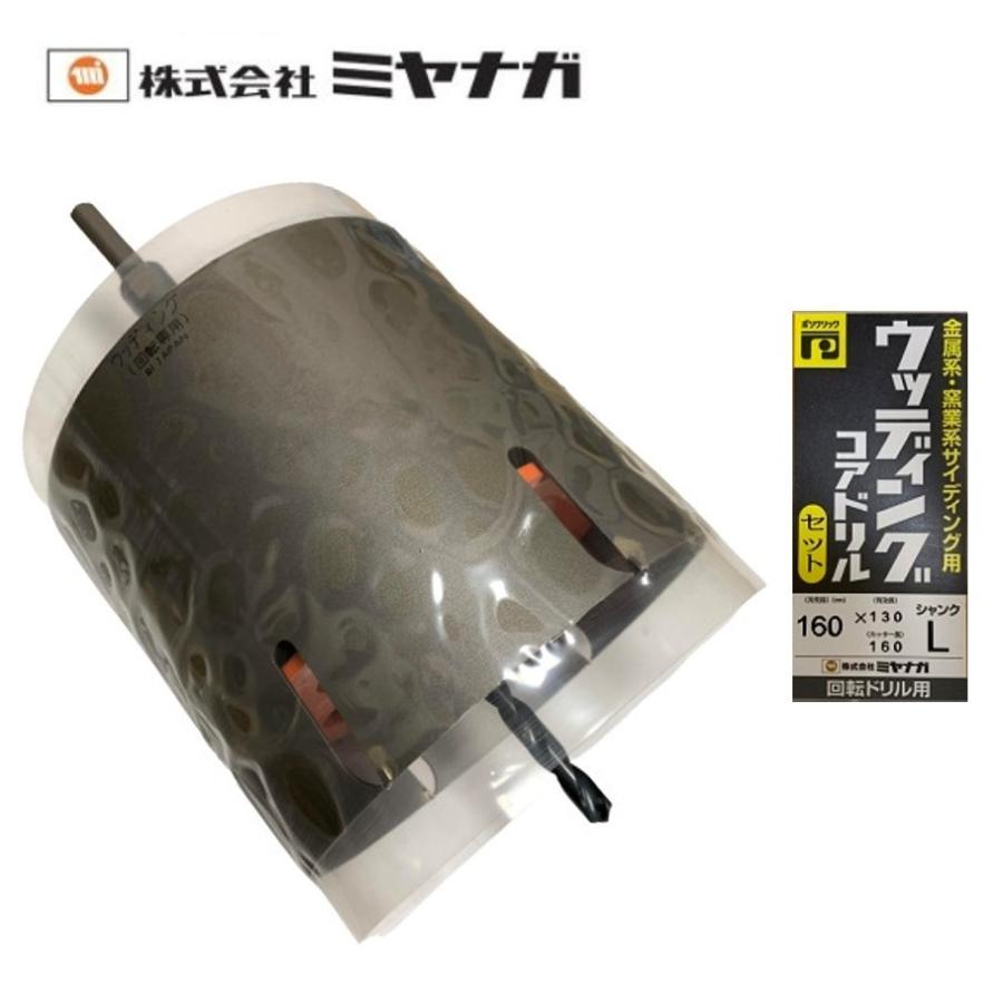 ミヤナガ（MIYANAGA） ウッディングコアドリルセット ポリクリック SDS 