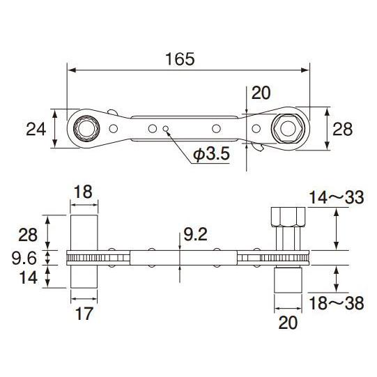 トップ(TOP) スライドラッチ PRW-4L 6g7v4d0 TOP（トップ） スライドラッチ スライドロング4サイズ 板ラチェット