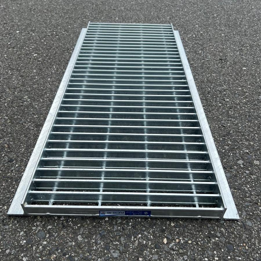 U字溝 グレーチング 溝幅400mm T-2 一般型 普通目 圧接式 溝蓋 ニムラ