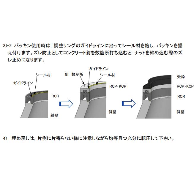 マンホール 嵩上げリング Φ600×150mm アジャスター 調整リング  かさ上げ 丸桝 丸マス 汚水桝 集水桝 ニューレック調整リング｜imadoyaonabeta｜07