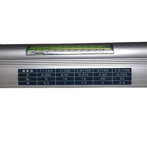 排水勾配計 250mm S250 高精度・高感度ガラス製気泡管仕様 排水勾配計 250mm S250 高精度・高感度ガラス製気泡管仕様