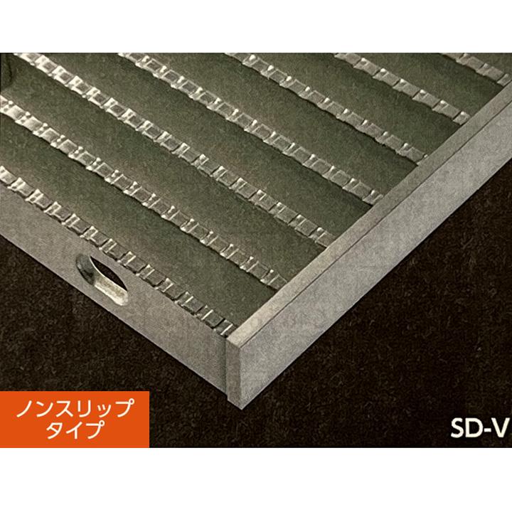 ステンレス製 横断溝 側溝 グレーチング 溝幅200mm T-2 ピッチ22 高さ20mm ノンスリップ 溝蓋 ニムラ 送料無料_2