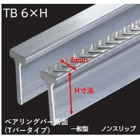 ステンレス製 U字溝 グレーチング 溝幅300mm 歩道用 ピッチ15 スベリ止め 高さ15mm ベアリングバー幅6mm Tバータイプ 溝蓋 ニムラ 送料無料_4