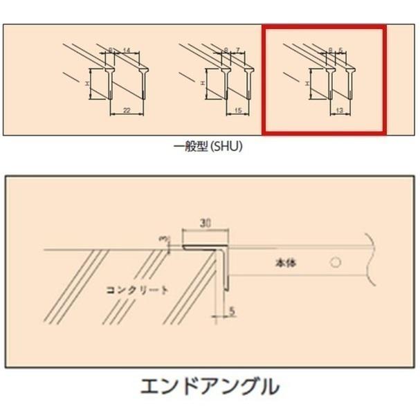 ステンレス製 U字溝 グレーチング 溝幅300mm 歩道用 ピッチ13 プレーン 高さ20mm ベアリングバー幅8mm Tバータイプ 溝蓋 ニムラ 送料無料_2