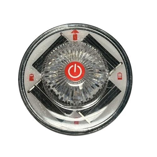 ★新品★ソーラー式LED工事灯（カットコーン用：LED6灯）【20個セット】 ソーラー式LED工事灯（カットコーン用：LED6灯）｜足場と仮設資材の