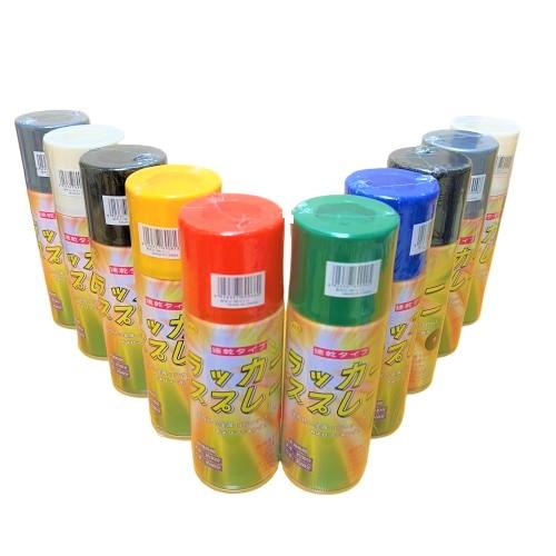 アクリルラッカースプレー 300ml 1本 ノンフロン 速乾 カラースプレー