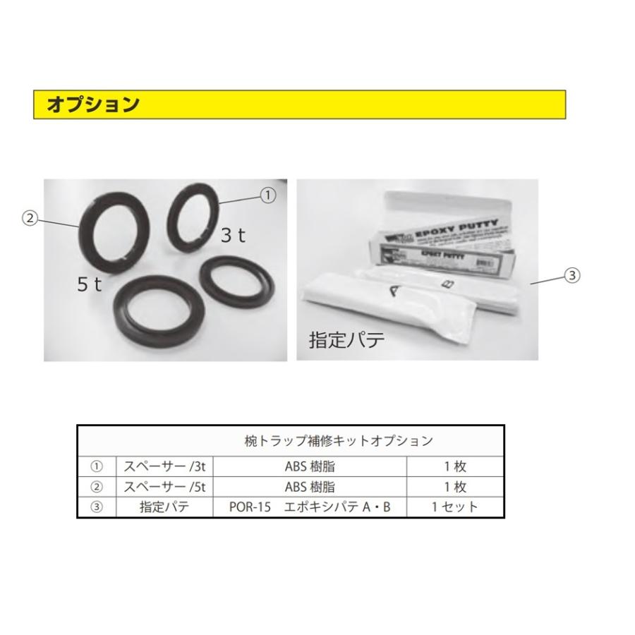伊藤鉄工 椀トラップ補修キット T5-50RK IGS T5A T5B お椀 : 今
