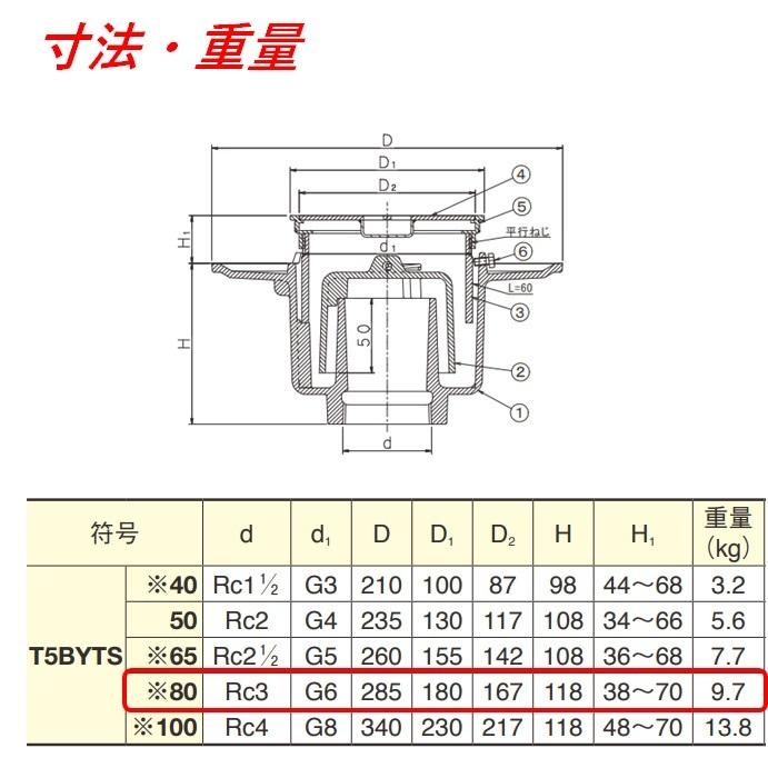 新入荷 伊藤鉄工 簡易共栓付床排水トラップ Igs T5byts サイズ80 給水管 排水管 取り寄せ品のためお客様都合のキャンセル 返品 交換不可 仕様確認済 了解 Lz Agence Massai Fr