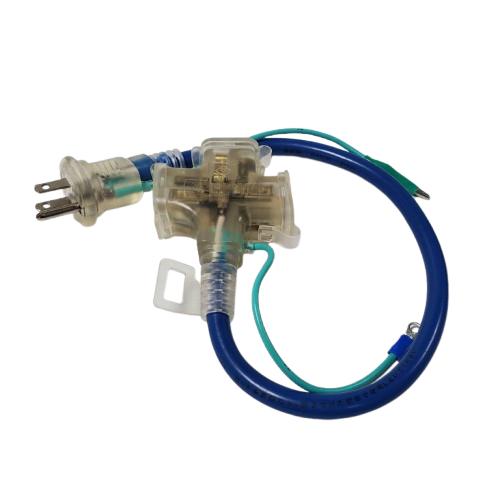 高儀（TAKAGI） 3芯カラー延長コード 3口 40cm ブルー イエロー 1500W