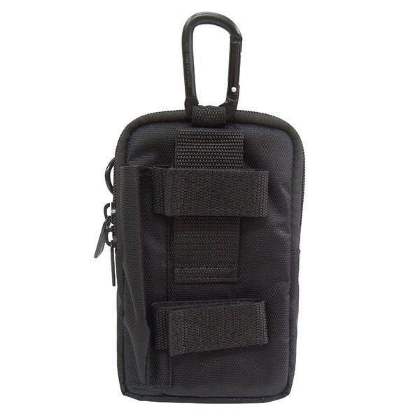 冒険倶楽部工房 スマホ・ベルトポーチ 3WAY装着 カラビナ付小物ケース