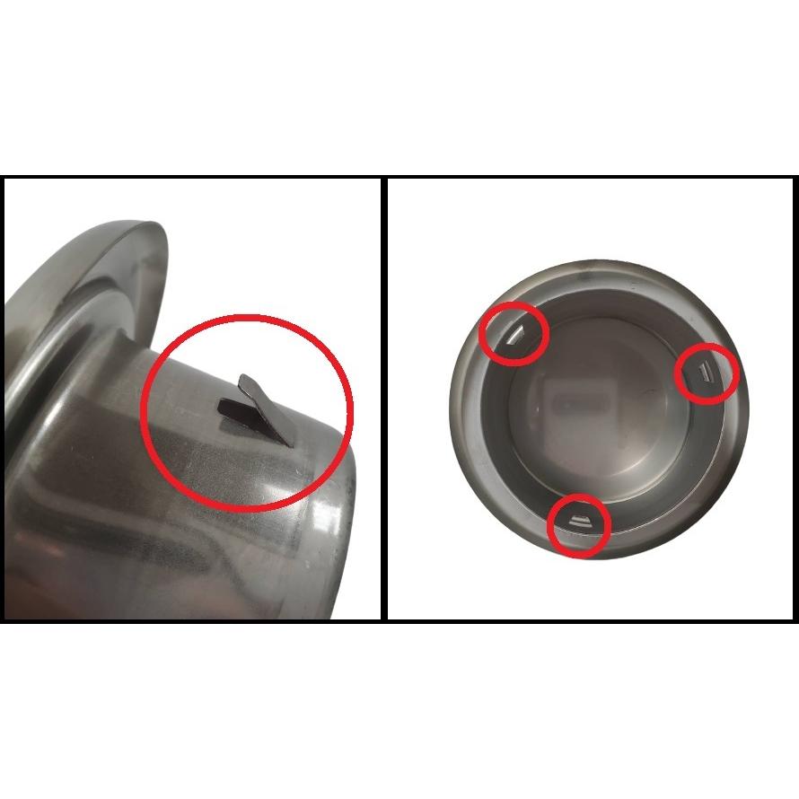 宇佐美工業 ステンレス製 クーラー用 スリーブキャップ UK-C75B-HL