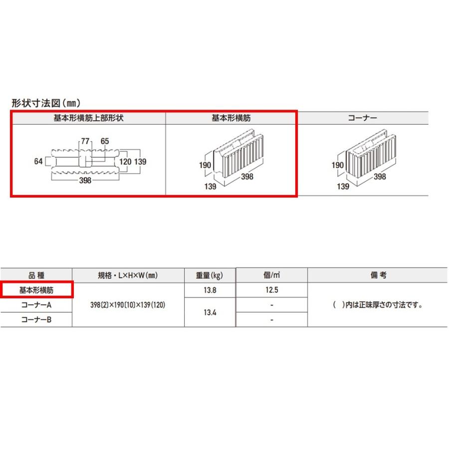 国内外の人気 ブロック 基本形横筋 398mm 190mm 139mm 強度区分c16 組積用 デザインブロック 化粧ブロック ビューライン エスビック Topdental Com Ar