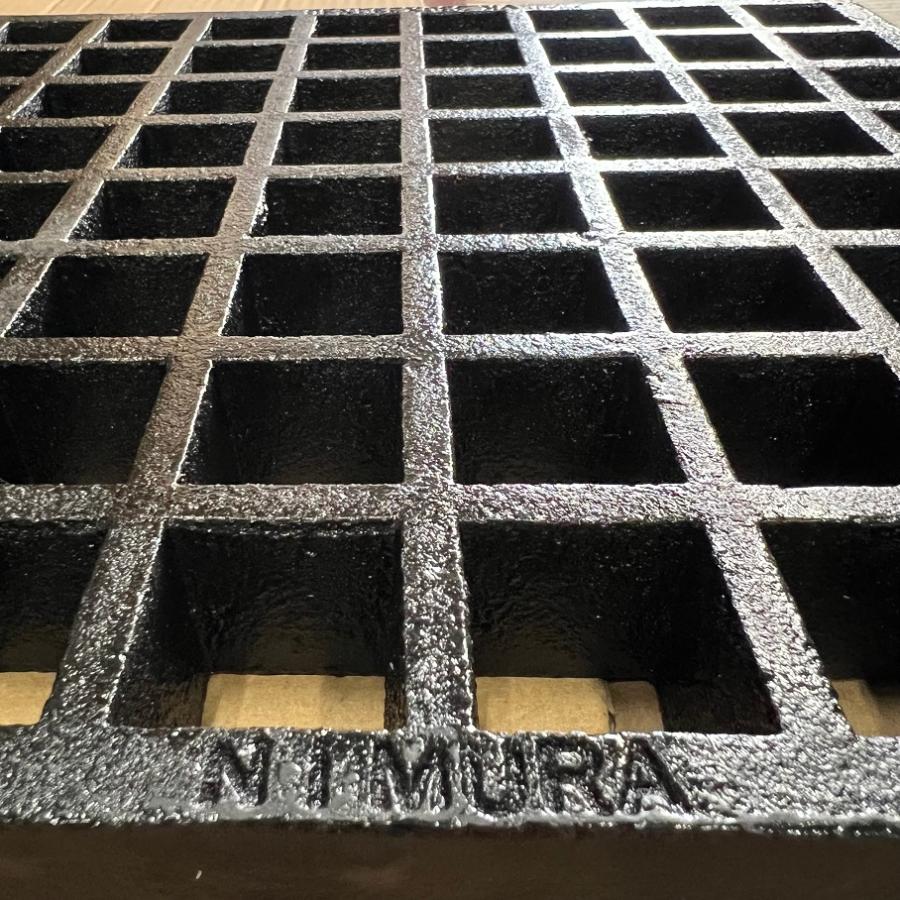 鋳鉄製格子蓋 330mm 歩道用 正方形 30mm厚 側溝用 ますぶた 角